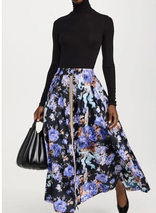 Ulla Johnson Dresses & Skirts - ULLA JOHNSON K-WAY Sz M Medium Floral Midi Skirt Rhea Ripstop